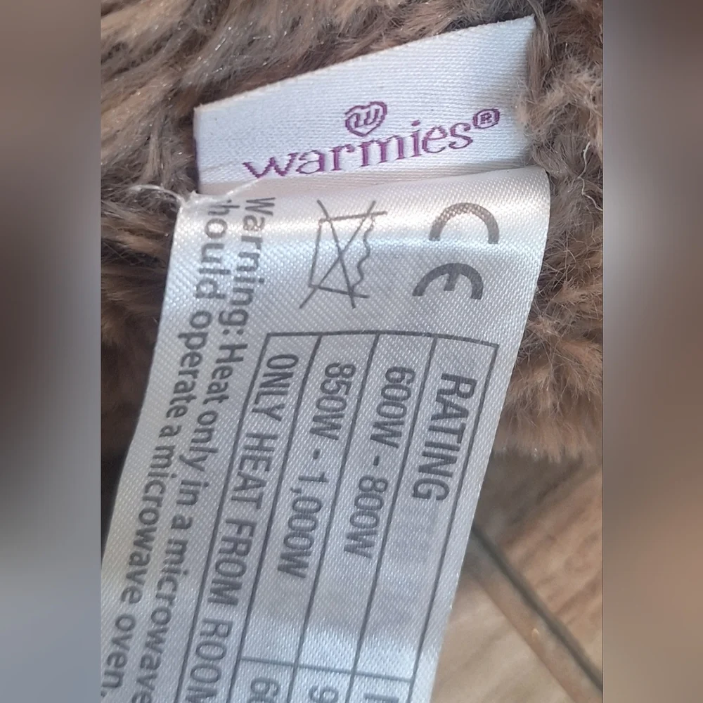 Warmies Sloth Plush Microwaveable Heated Stuffed Animal Weighted Cozy Therapy - Picture 9 of 9